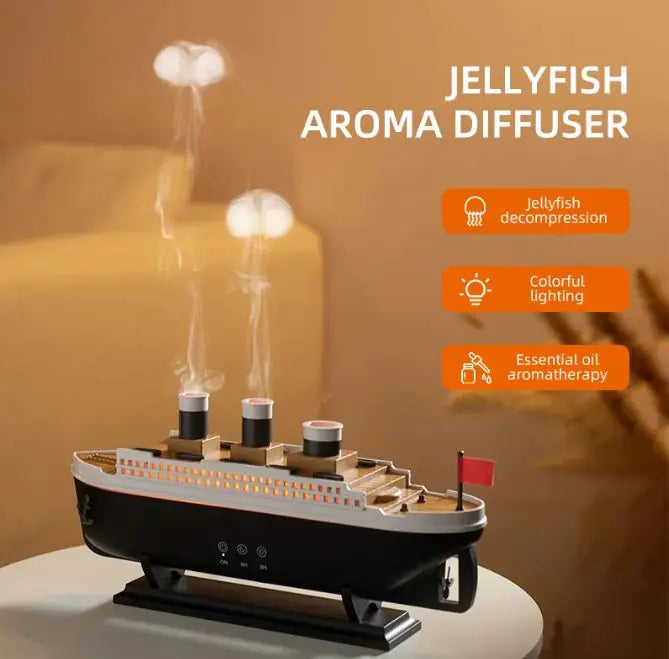 TitanicMist™ Aromatherapy Steam Diffuser – Sleep Better with Style