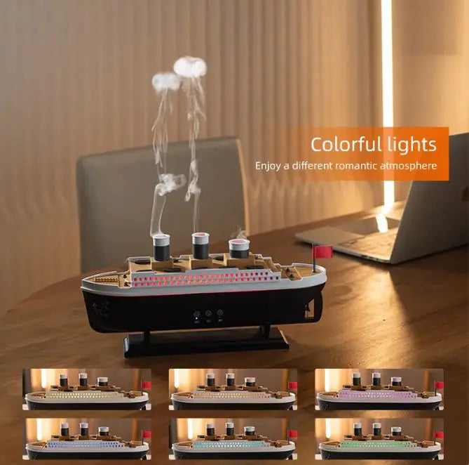 TitanicMist™ Aromatherapy Steam Diffuser – Sleep Better with Style